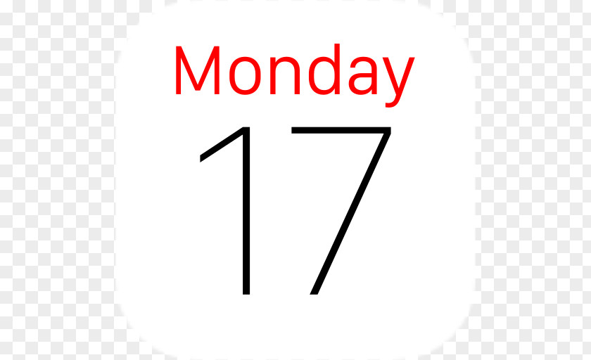 Apple Calendar Icon IOS App Store PNG