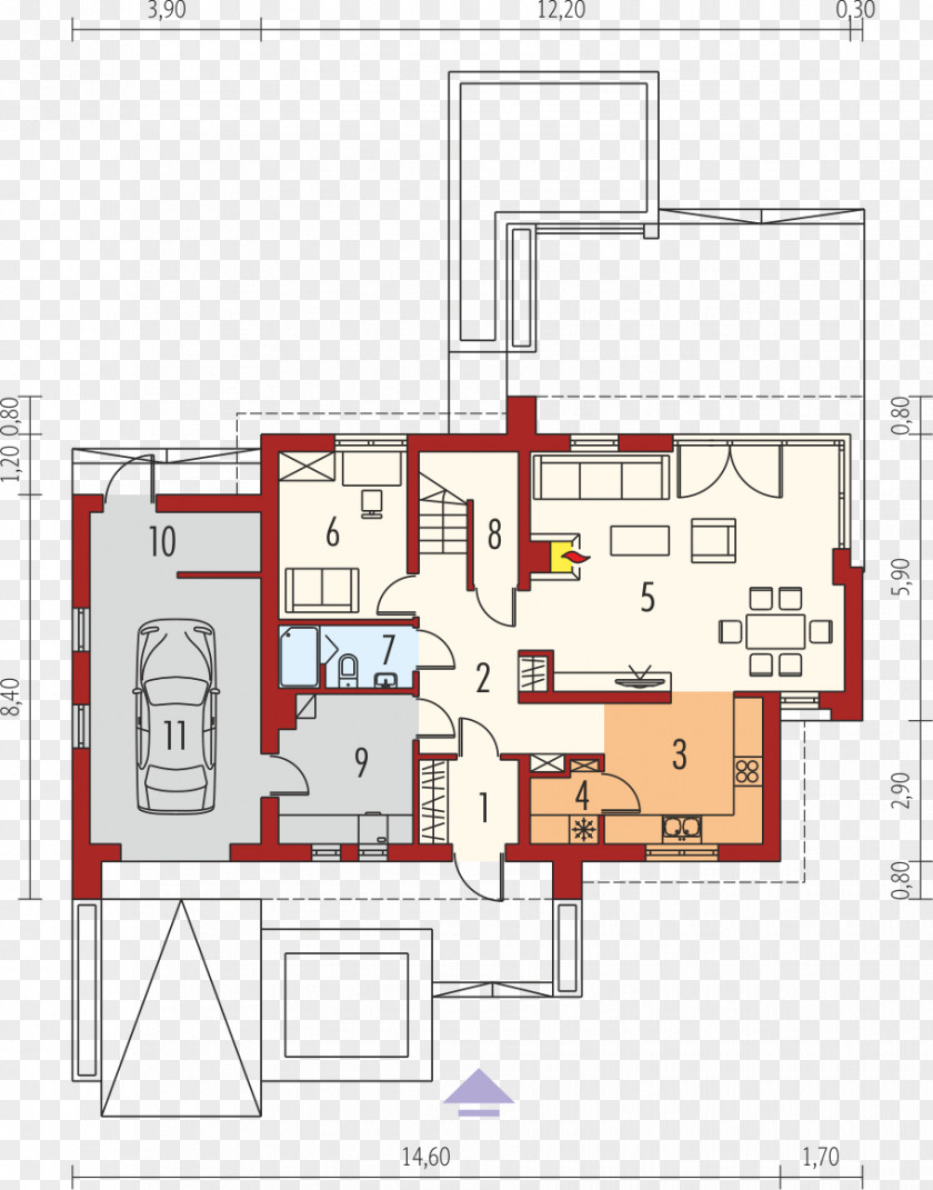 House Floor Plan Architecture Building PNG