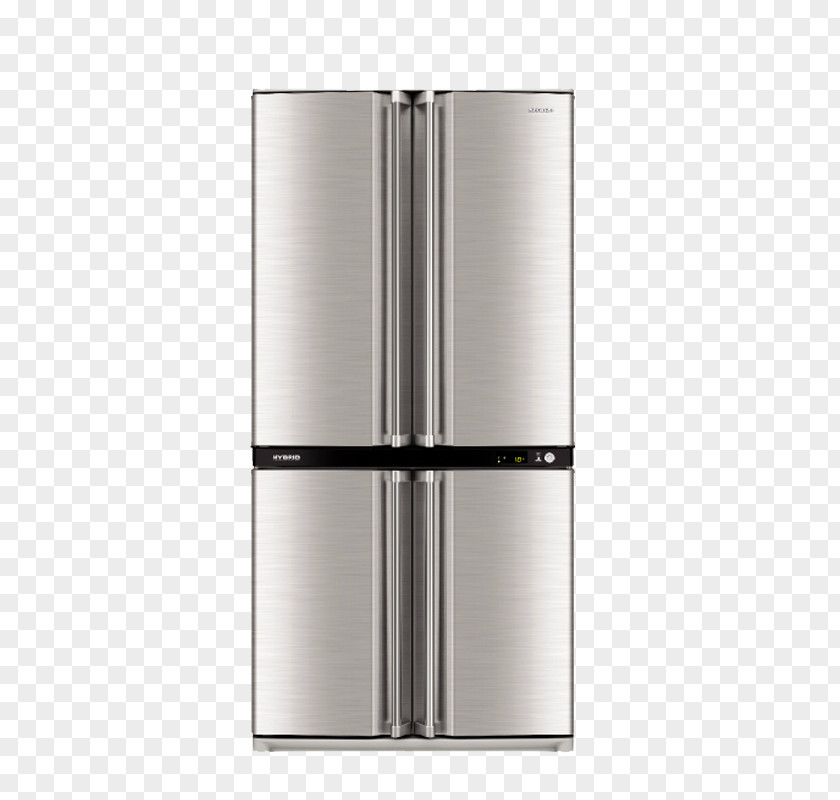 Multi Door Refrigerator Home Appliance Sharp Corporation Air Purifier Liquid-crystal Display PNG