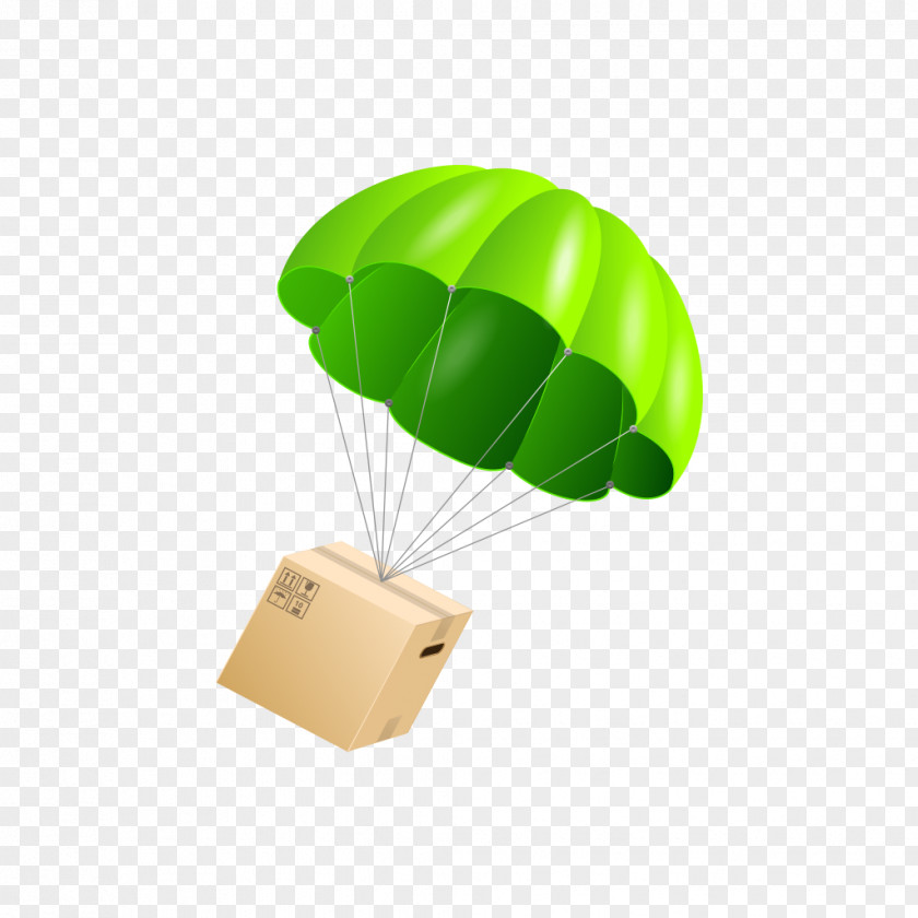 Parachute Parcel Icon PNG