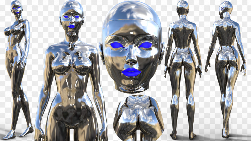 Robot Gynoid Art Woman PNG