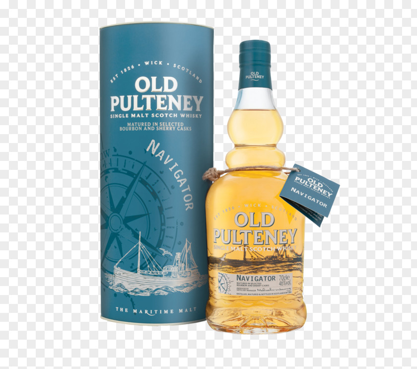 Wine Old Pulteney Distillery Scotch Whisky Whiskey Single Malt PNG