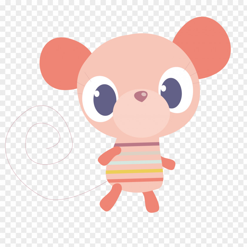 Cute Mouse Illustration PNG