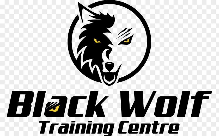 Black Wolf Logo Gray Image PNG