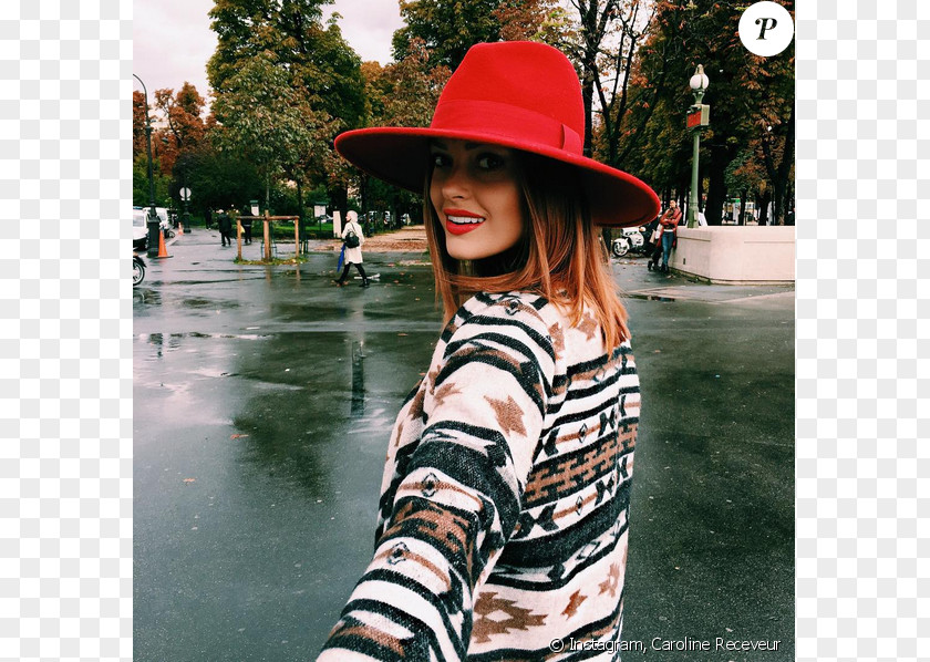 Paris Fashion Week Fedora Caroline Receveur Hat Shoulder Tumblr PNG