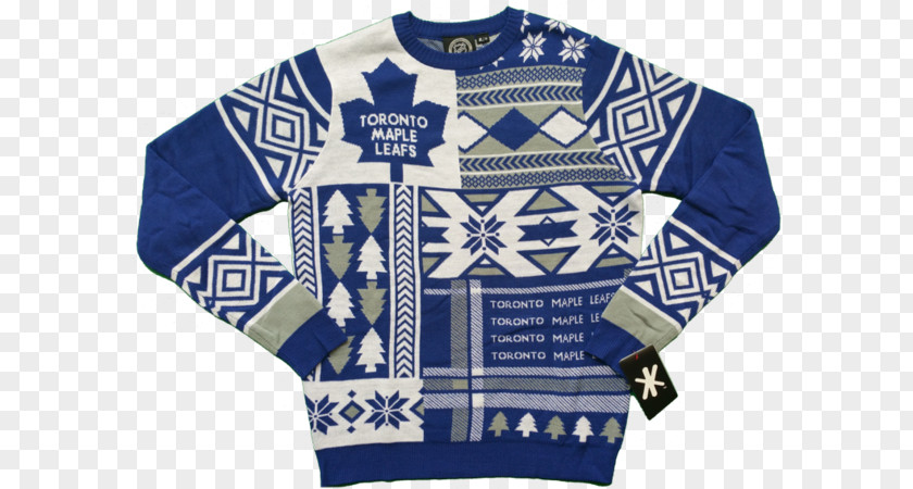 Ugly Christmas Sweater Toronto Maple Leafs T-shirt National Hockey League Jumper Sleeve PNG