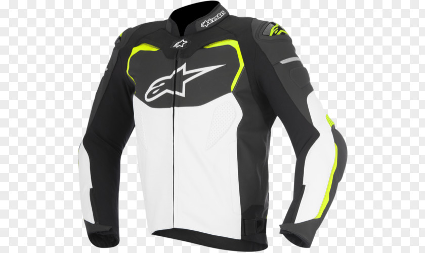 Jacket Leather Alpinestars Motorcycle Riding Gear PNG