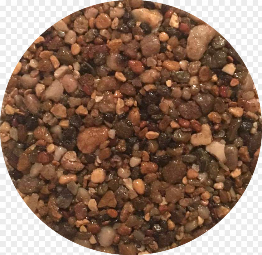 Amber Gravel Pebble Material Mixture PNG