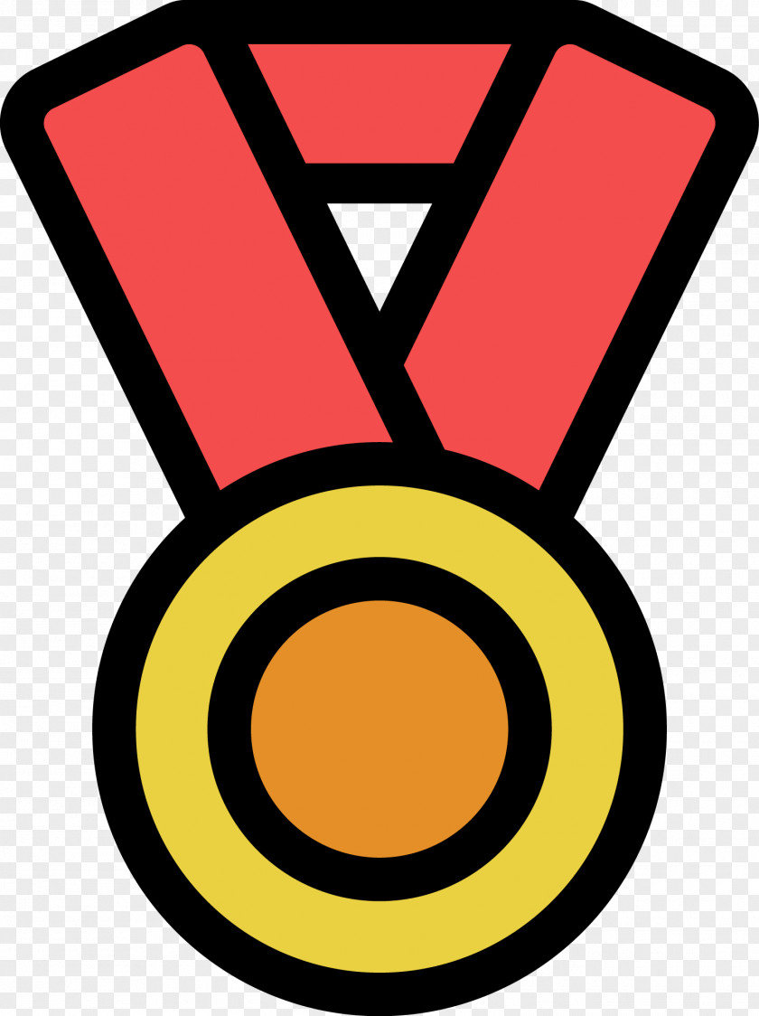Cartoon Medal Vector Icon PNG