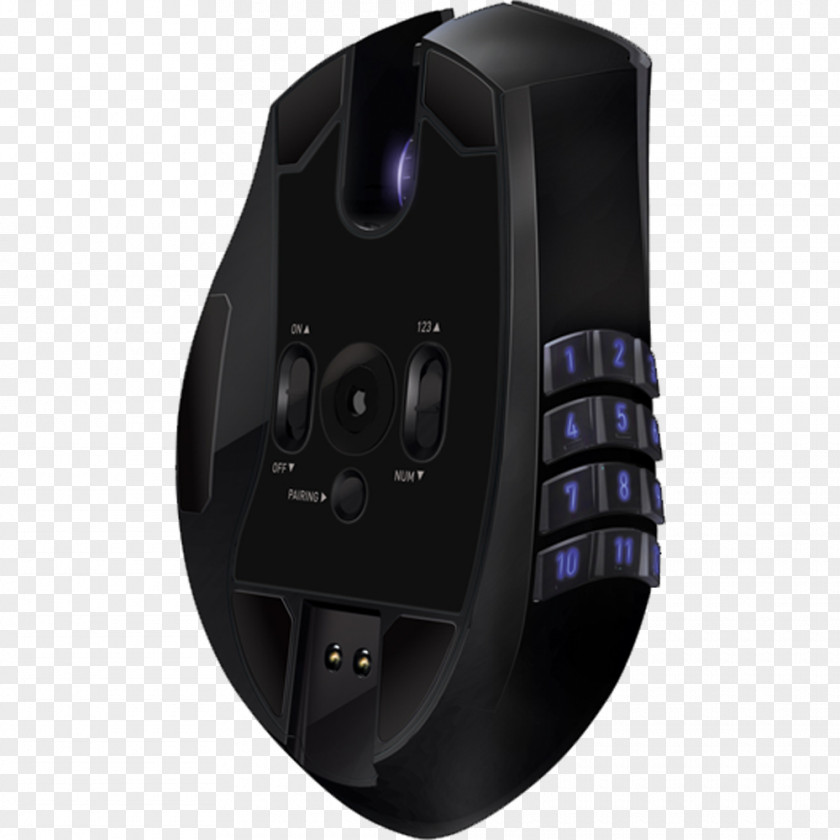 Computer Mouse Razer Naga Epic Chroma Wireless Numeric Keypads PNG