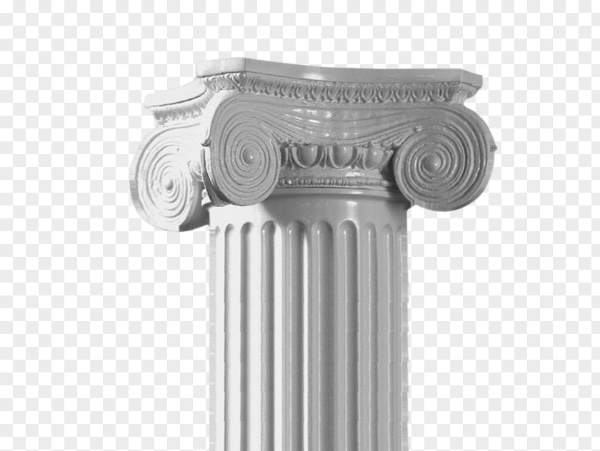 Greek Architectural Pillar Decoration Column Ionic Order Corinthian Capital Classical PNG