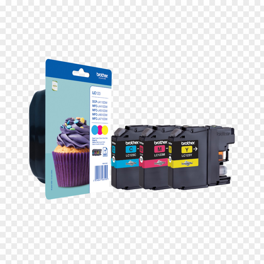 Ink Material Cartridge Brother Industries Printer Yellow PNG