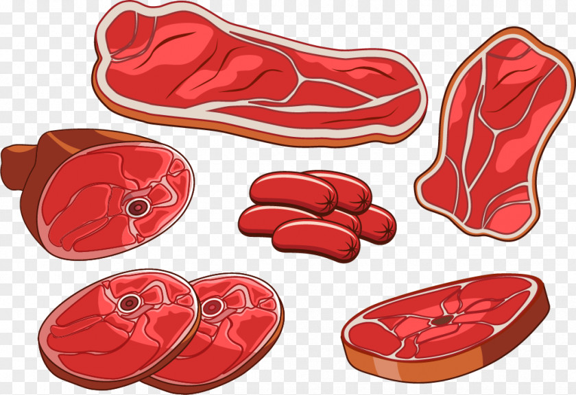 Meat Ham Bacon Drawing PNG