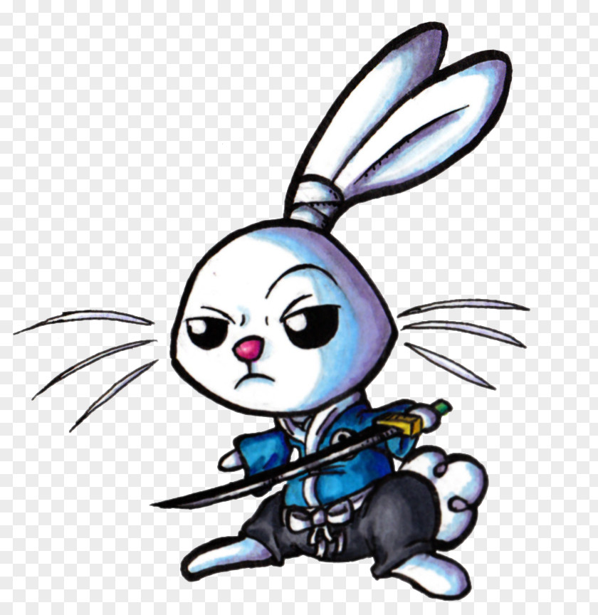 Rabbit Angel Bunny Easter Usagi Yojimbo Samurai PNG