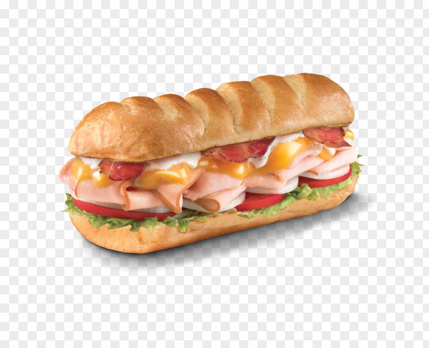 Turkey Sandwich Submarine Club Bacon Delicatessen Firehouse Subs PNG