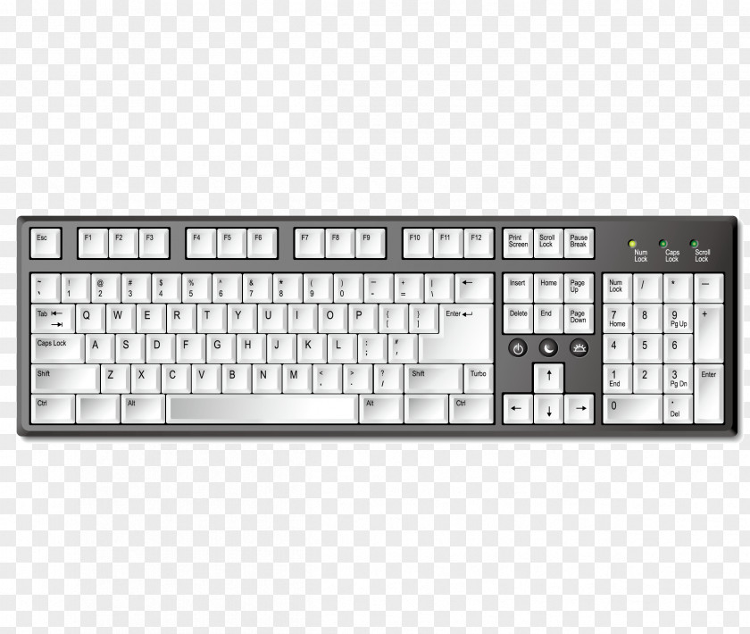 Beautifully Desktop Keyboard Vector Material Computer Macintosh PNG