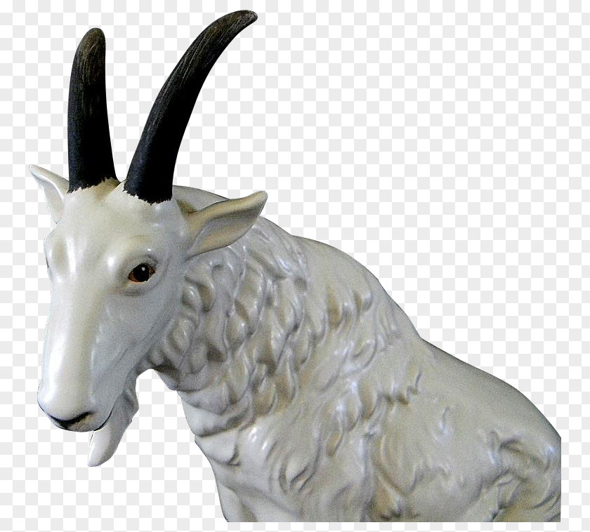 Goat Sheep Cattle Statue Jeffrey Horn PNG