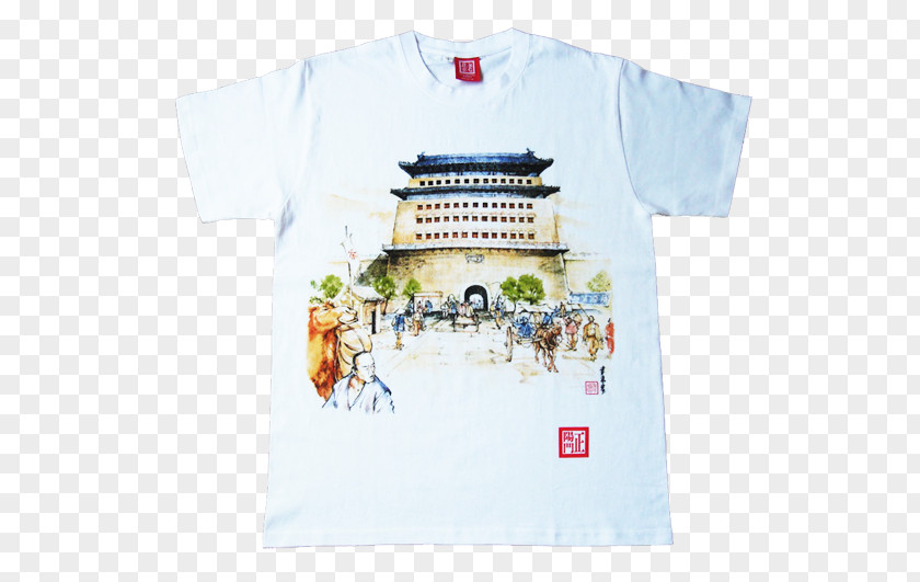 Old Beijing T-shirt Sleeve Brand Font PNG
