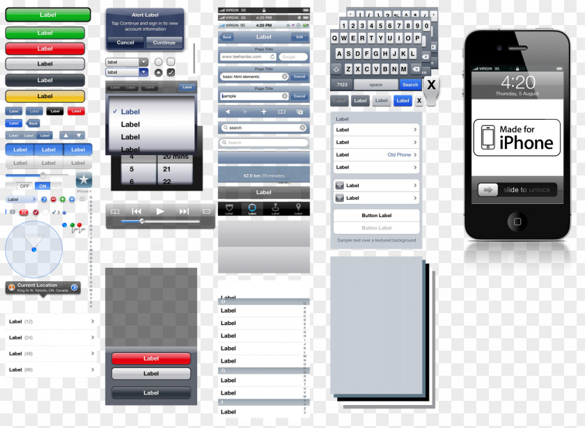 Apple IPhone 4S User Interface Design Computer Software Graphical PNG
