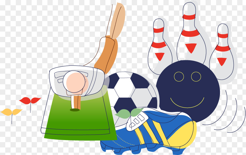 Football Golf Bowling Vector Material Ball Computer File PNG