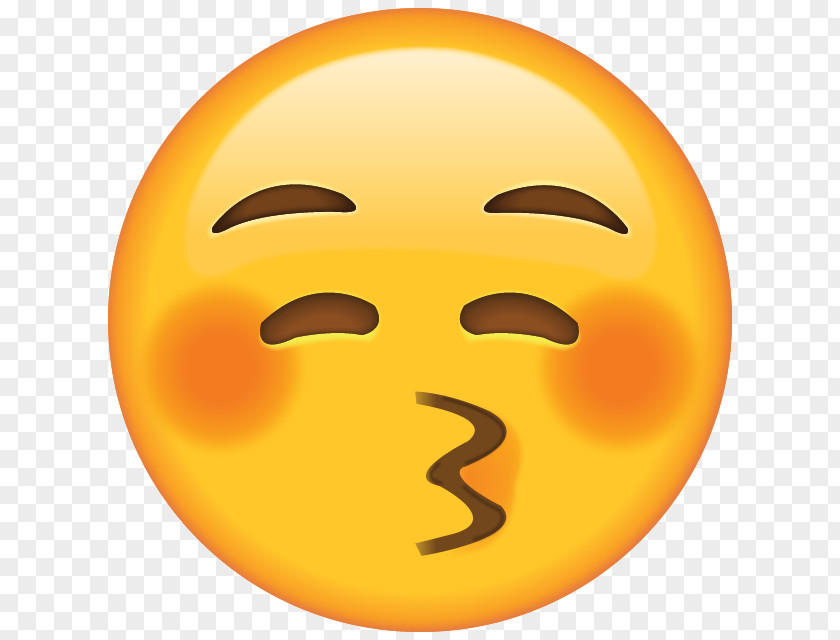 Kiss Smiley Emoji Text Messaging Emoticon Sticker PNG