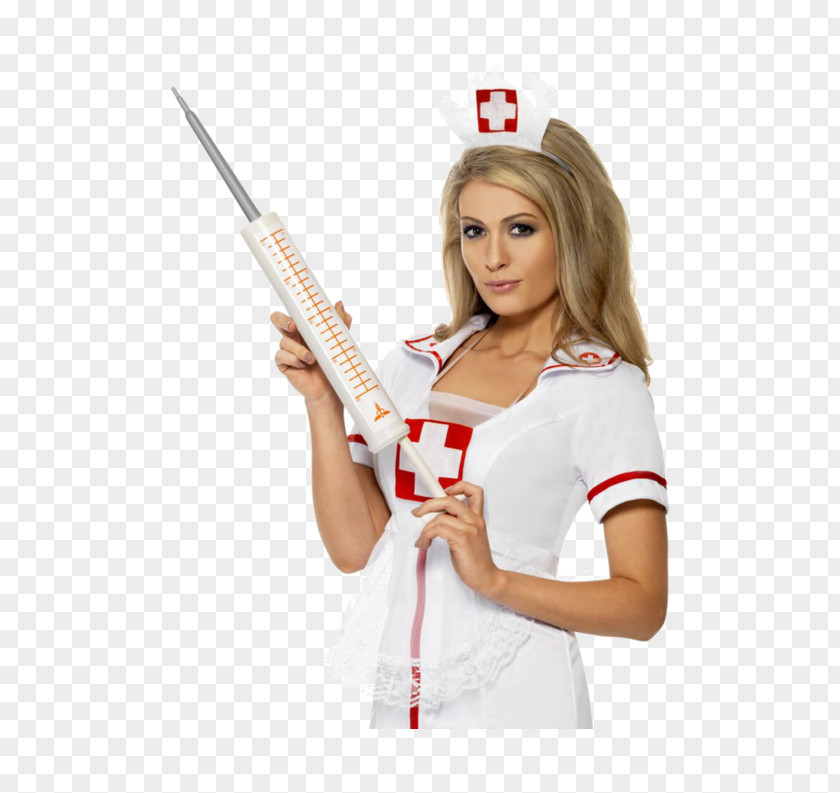 Syringe Nursing Stethoscope Hypodermic Needle Costume Party PNG