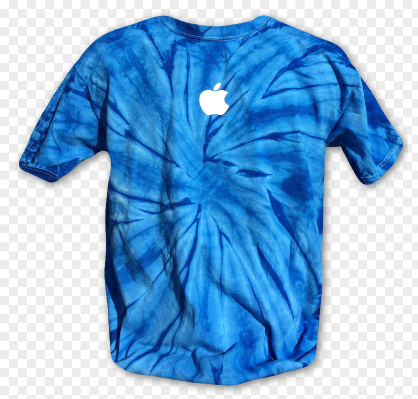 Tiedye Sleeve T-shirt Tie-dye Apple PNG