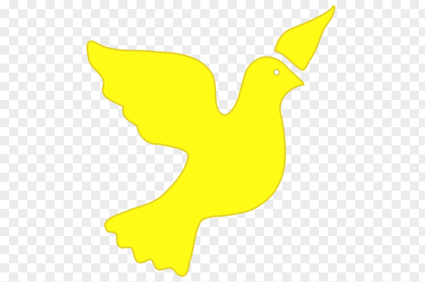 YELLOW Doves As Symbols Peace Columbidae Clip Art PNG