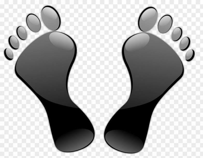Black Feet Cliparts Footprint Clip Art PNG