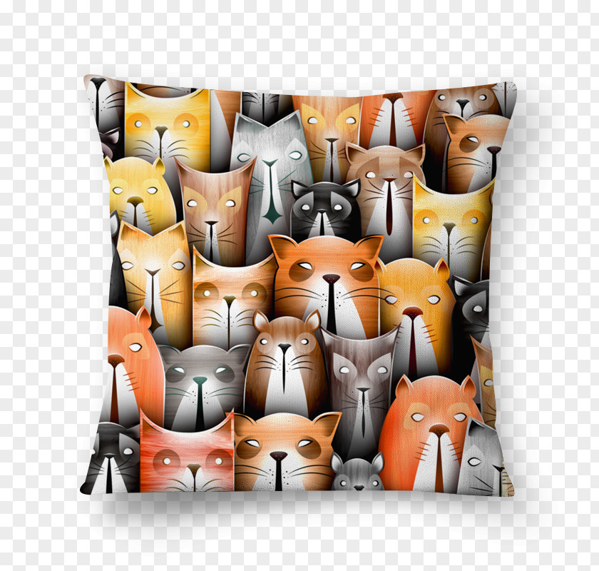 Cat Cushion Paper Visual Arts Throw Pillows PNG