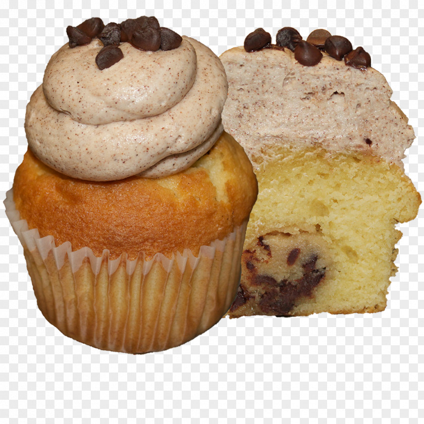 Cookie Dough Cupcake Muffin Buttercream PNG
