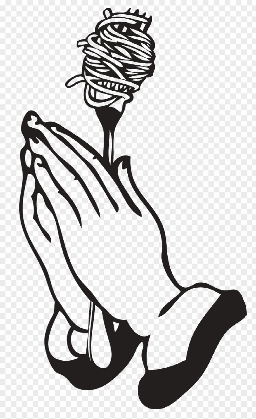 Ham Pasta Praying Hands Prayer Clip Art Drawing Image PNG