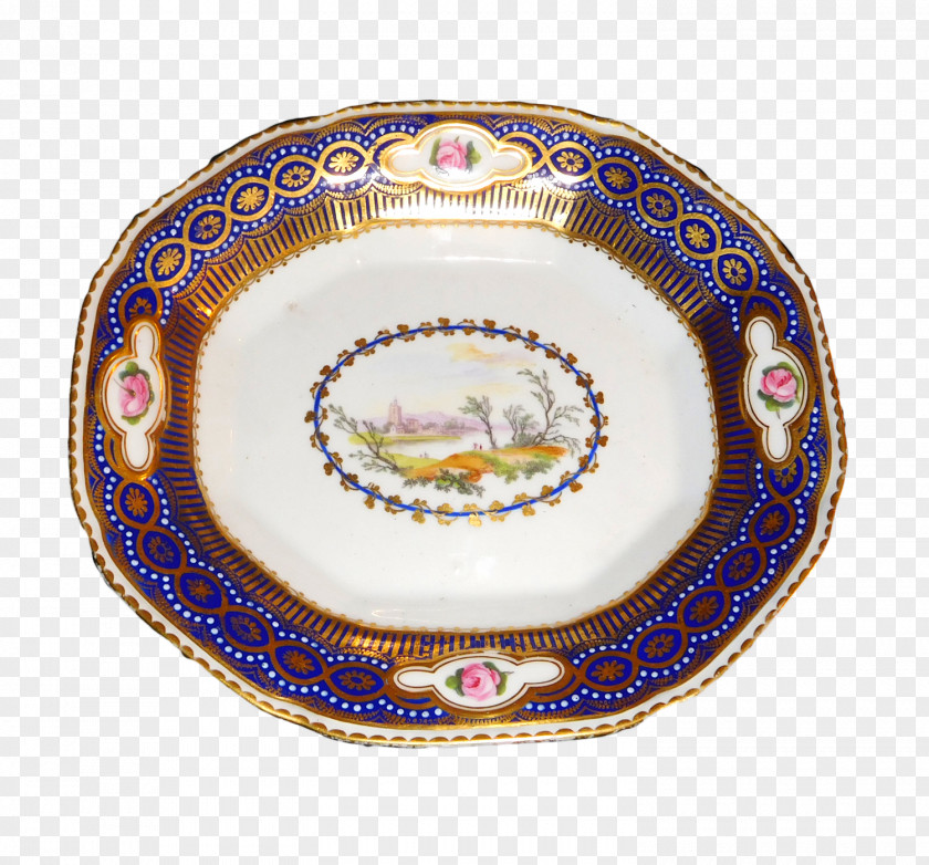 Western Dish Derby Porcelain Plate Royal Crown PNG