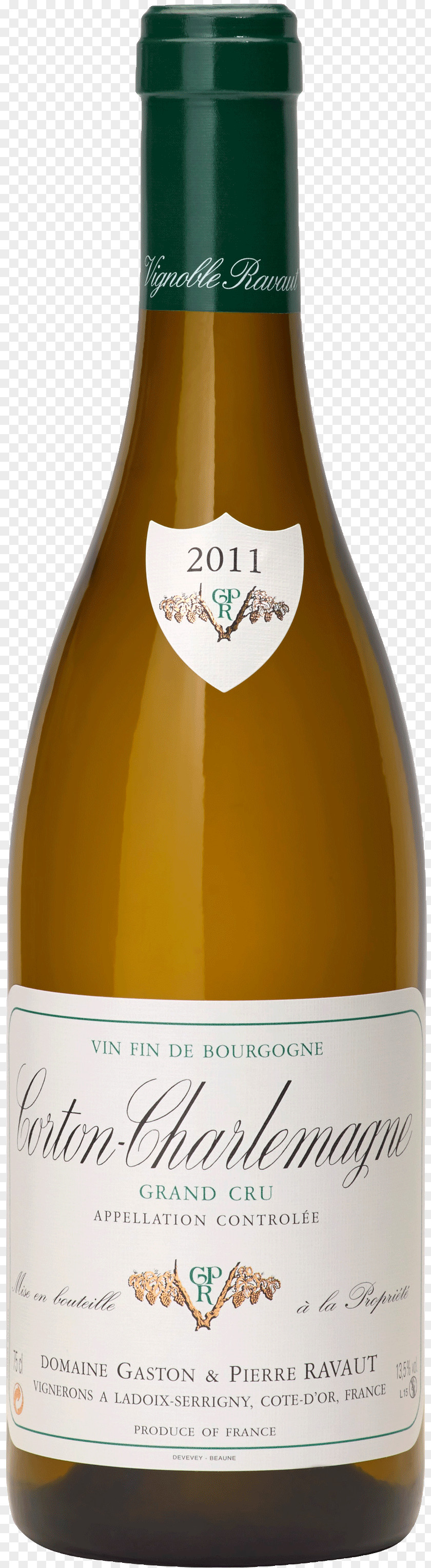 Wine Liqueur Corton-Charlemagne AOC Chablis Region Corton PNG