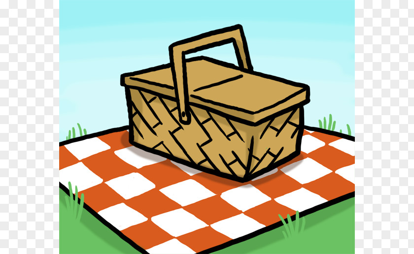 Cartoon Picnic Pictures Basket Table Clip Art PNG