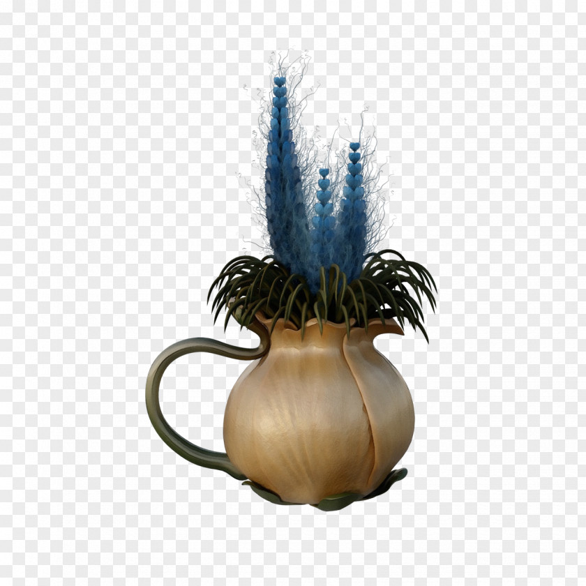 Cobalt Blue Vase PNG