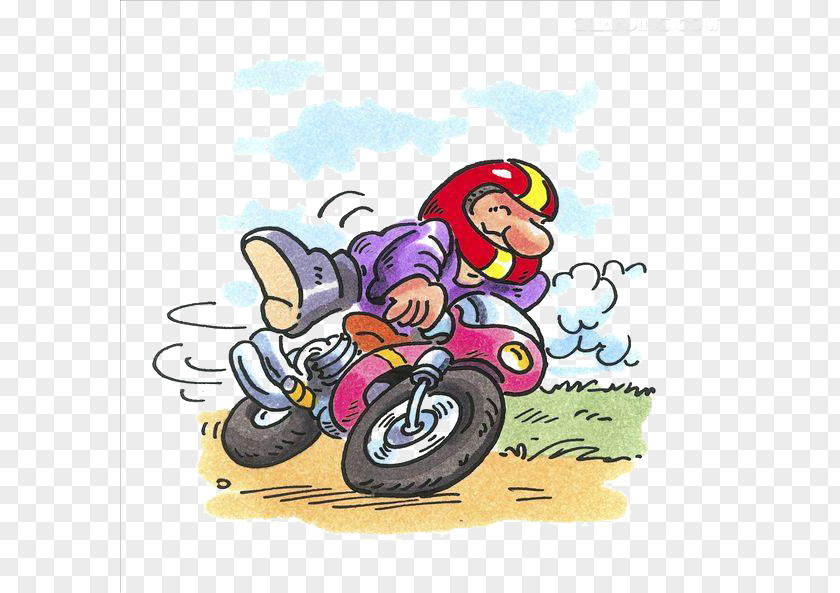 Cycling Creative Cartoon Characters Bicycle Illustration PNG