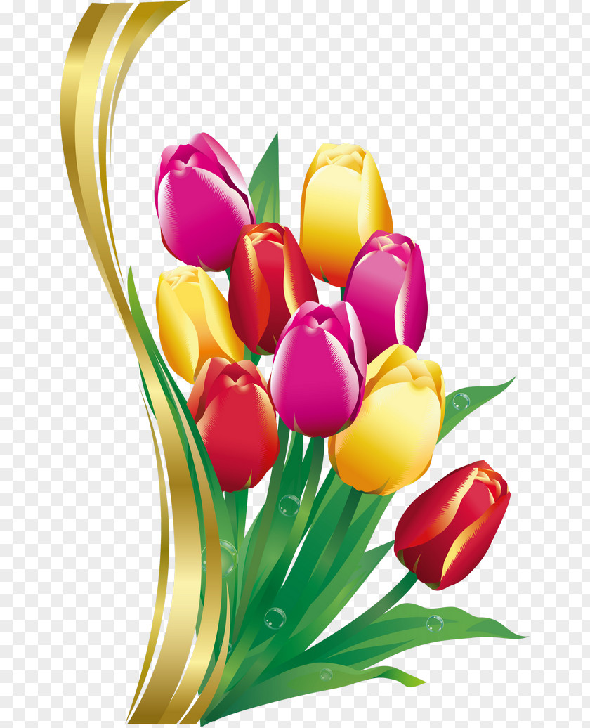 Tulip Floral Design Flower Easter Clip Art PNG