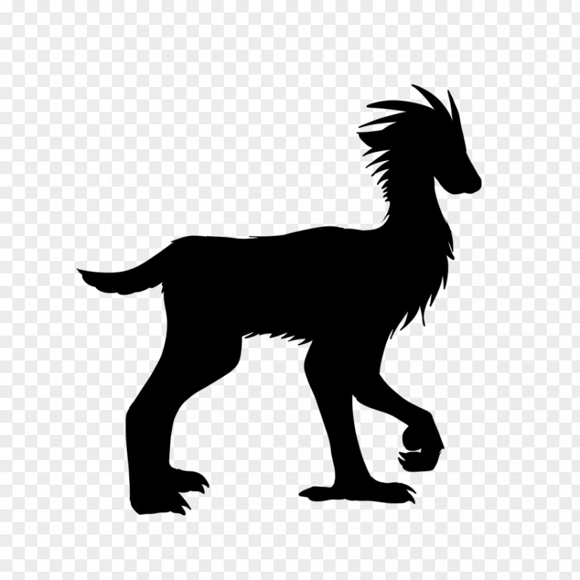 Dog Mustang Mammal Character Silhouette PNG