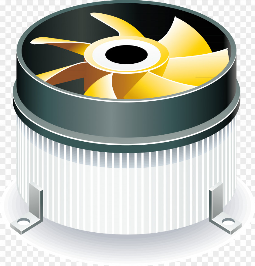Exhaust Fan Vector Laptop Video Card Power Supply Unit Computer Hardware Icon PNG