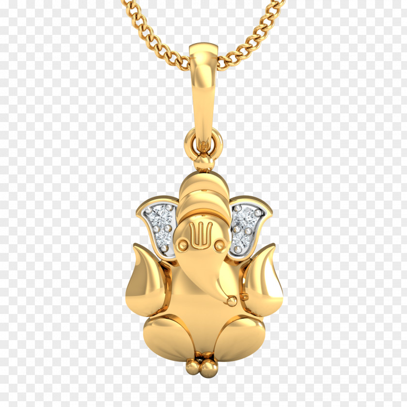 Ganesha Earring Charms & Pendants Jewellery Gold Necklace PNG
