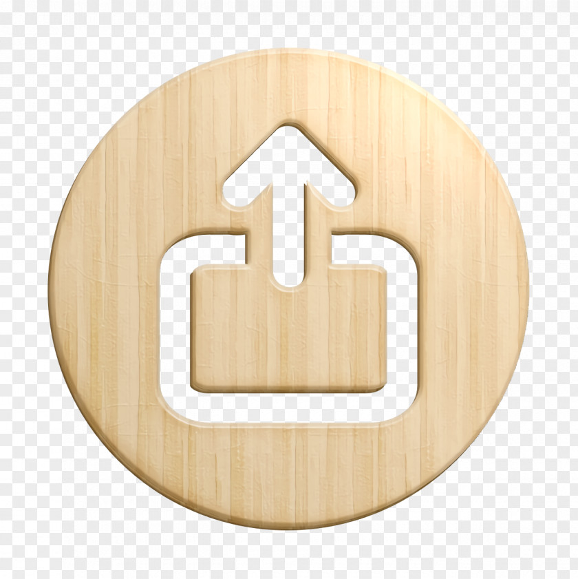 Number Beige Interface Icon Arrows Upload PNG