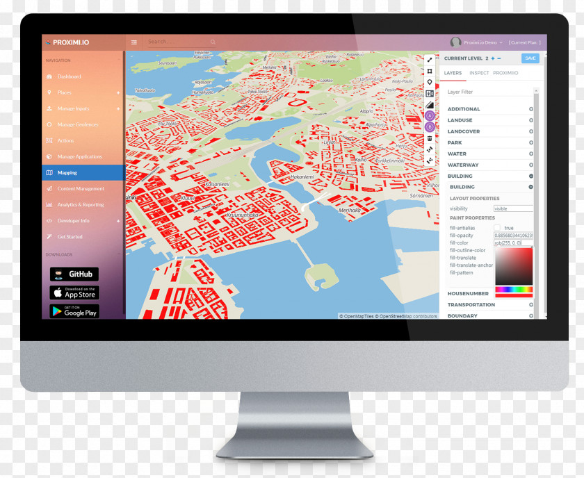 Wayfinding Colors2 Indoor Positioning System Navigation Map PNG