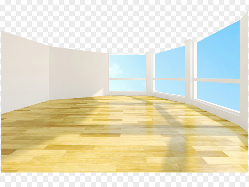 Blue Sky And Floor To Ceiling Windows Window Interior Design Services Wall PNG