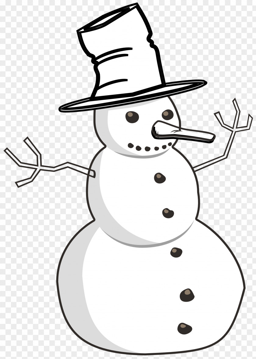 Drawing Snowman Black And White YouTube Clip Art PNG