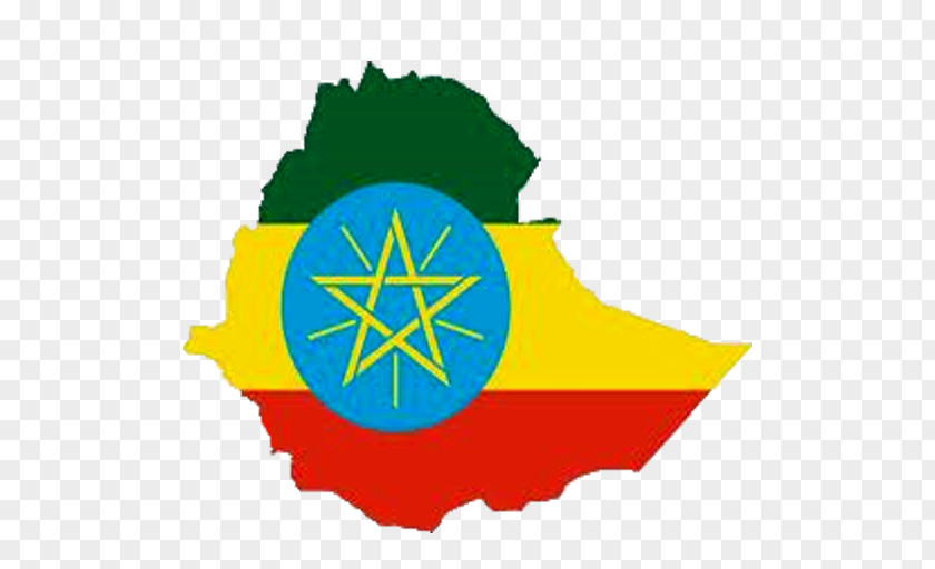 Flag Of Ethiopia Enkutash Map PNG