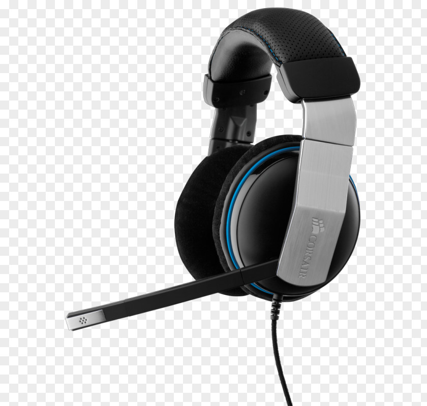 Headphones CORSAIR Vengeance 1500 Dolby 7.1 USB Gaming Headset Corsair Components Surround Sound PNG