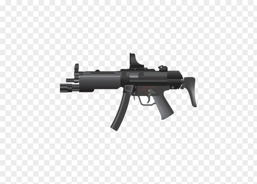 Heckler & Koch MP5 Submachine Gun Airsoft Guns Firearm PNG