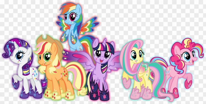 My Little Pony Them's Fightin' Herds Twilight Sparkle Rainbow Dash Applejack Pinkie Pie PNG