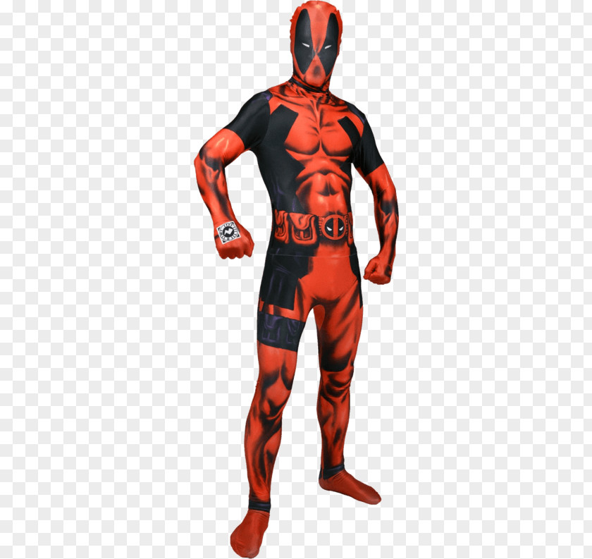 Skin Deadpool Wolverine Morphsuits Costume Party PNG